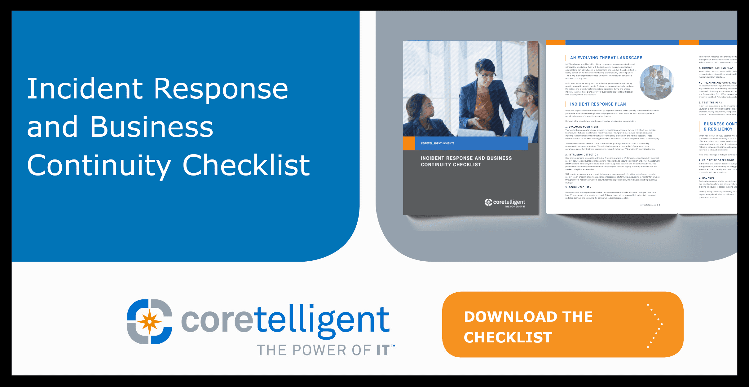 Incident Response and Business Continuity Checklist